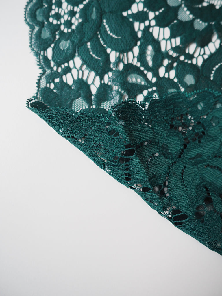 Forest Gloss Floral Lace