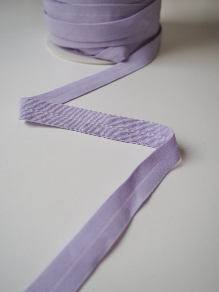 Pastel Purple Fold-Over Elastic 15mm