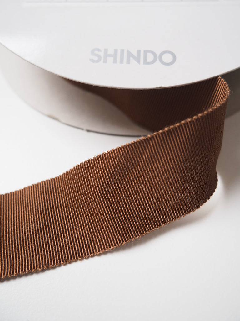 Shindo Copper Grosgrain Ribbon 30mm