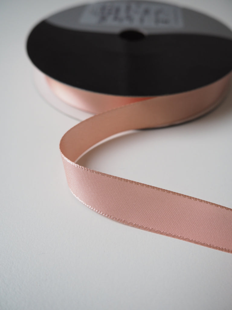 Shindo Soft Rose Single Faced Satin Ribbon 15mm