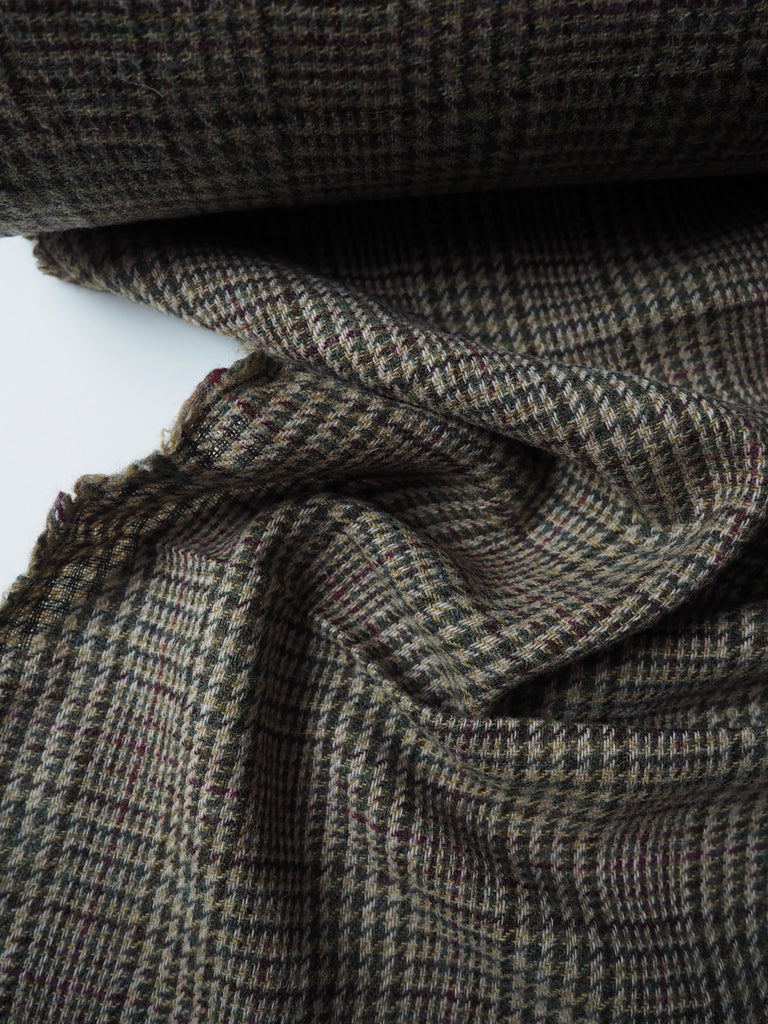 Oxfordshire Check Wool Coating