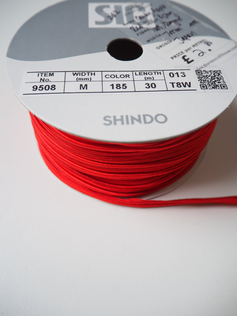 Shindo Candy Apple Red Silky Piping 7mm