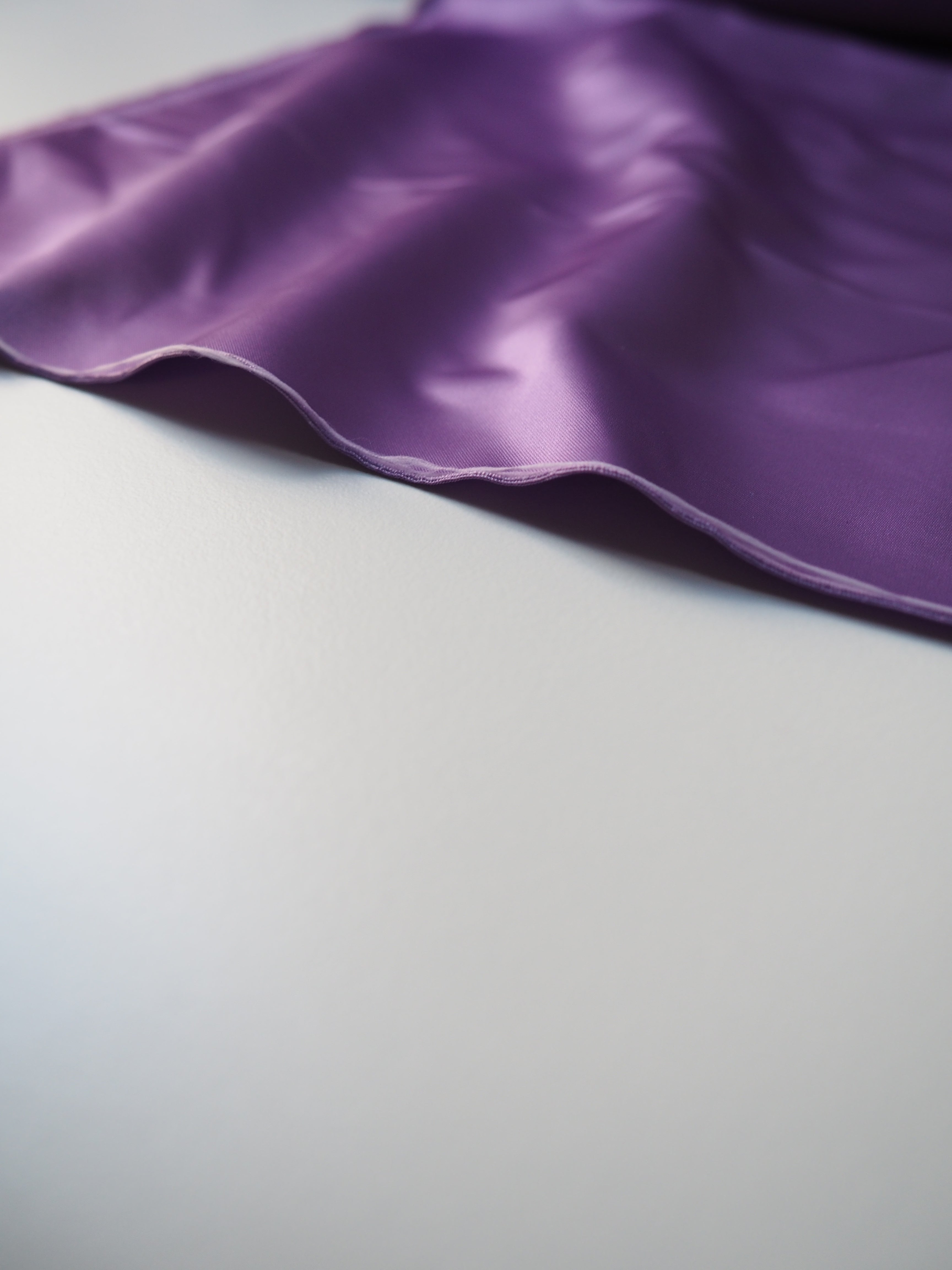 NEW Countess Christie 100% Silk Duchess Satin Fabric in Lavender Purple  53mm