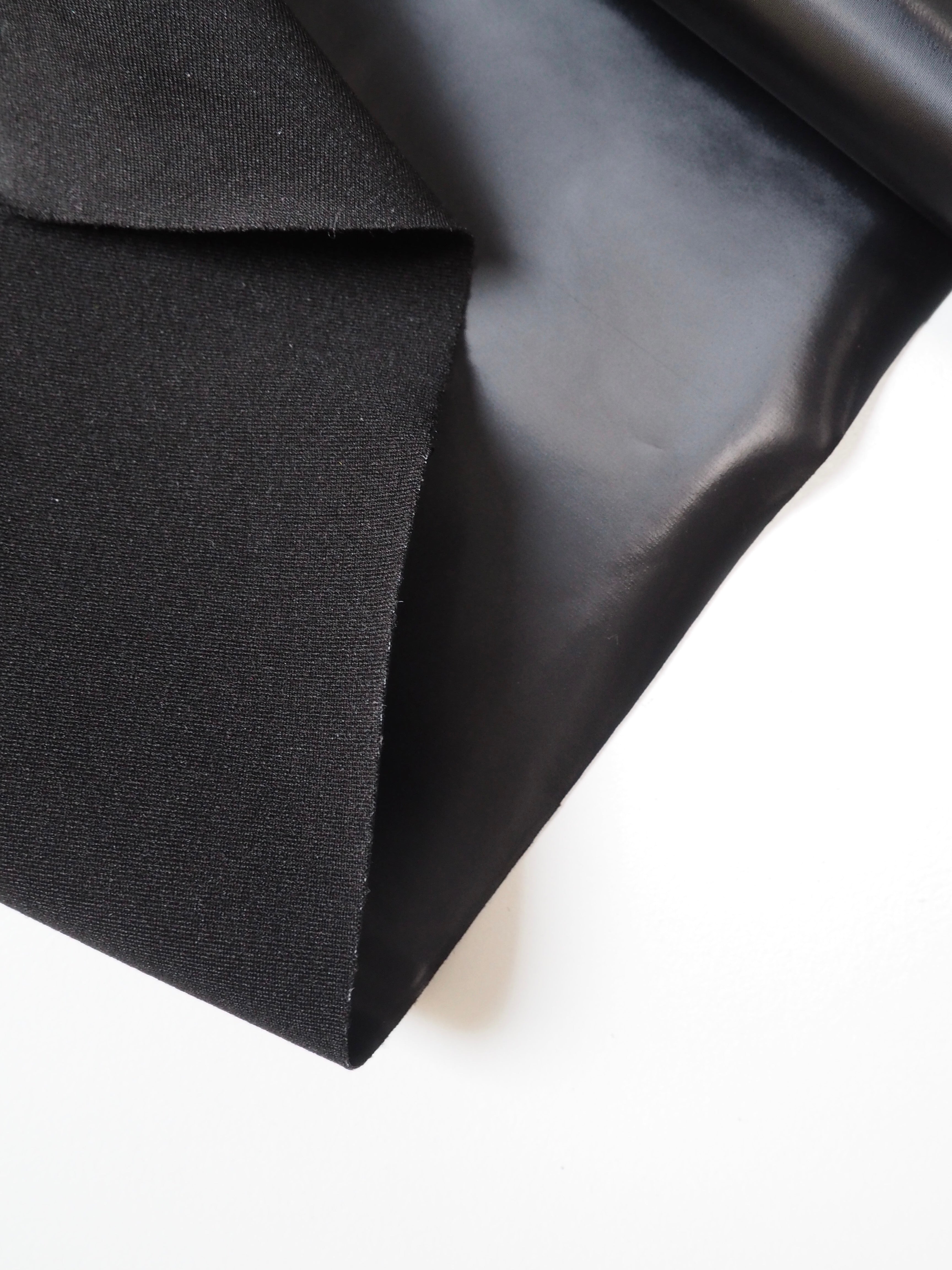 Black Lightweight Stretch Pleather – The New Craft House