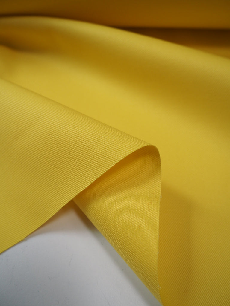 Bright Yellow Cotton Twill