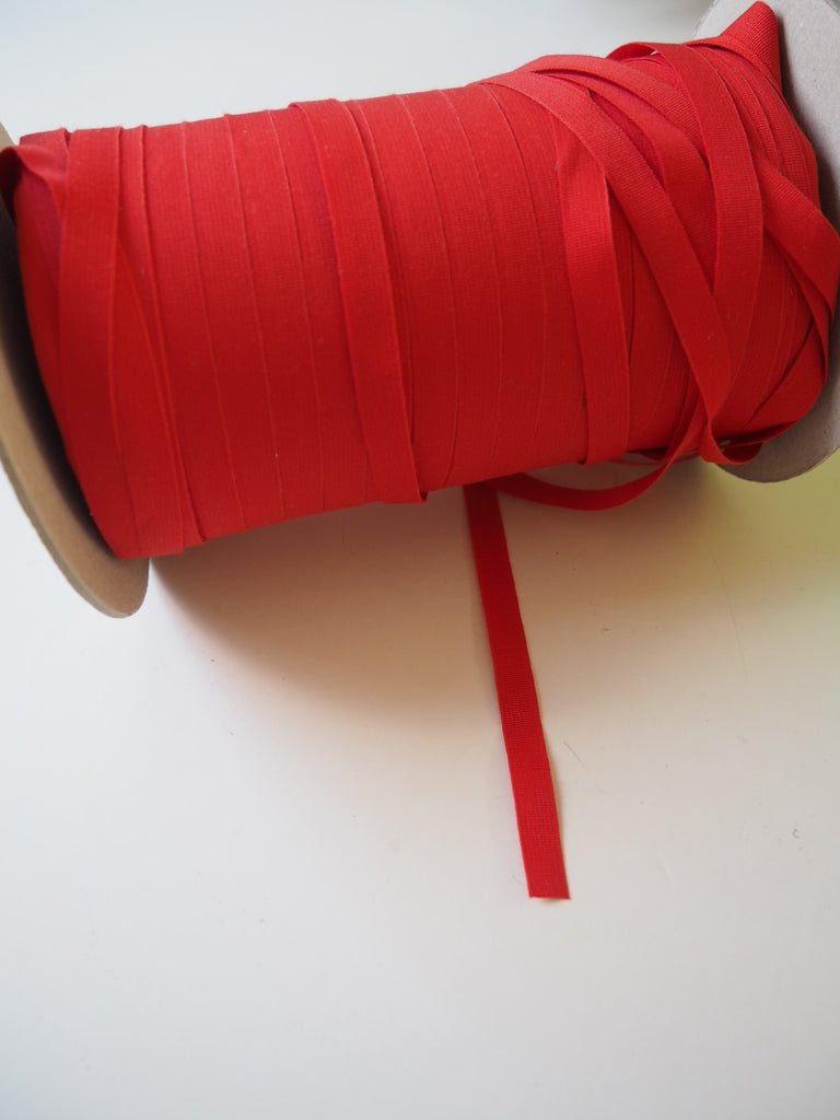 Strawberry Matte Grosgrain Ribbon 10mm
