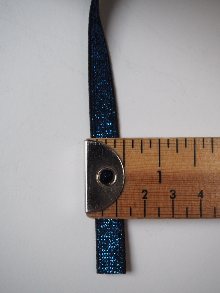 Sapphire Metallic Elastic 10mm