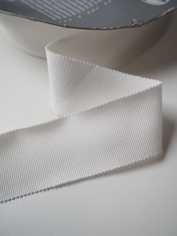 32mm White Silk Ribbon - Made in Japan – Prism Fabrics & Crafts