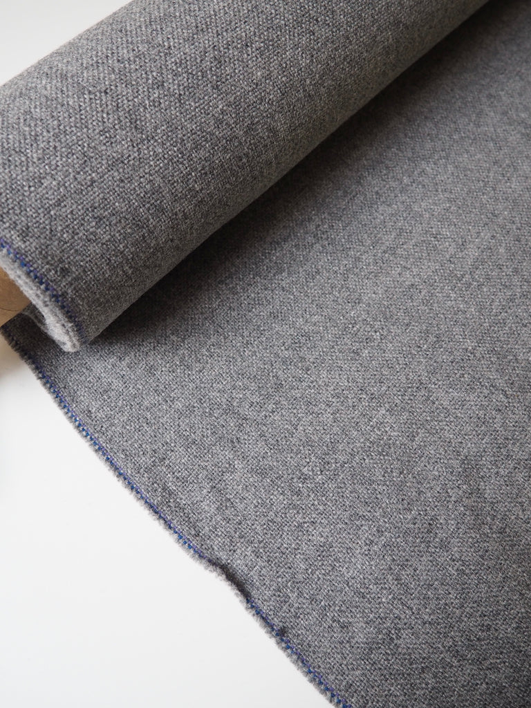 Gentle Grey Wool Tweed