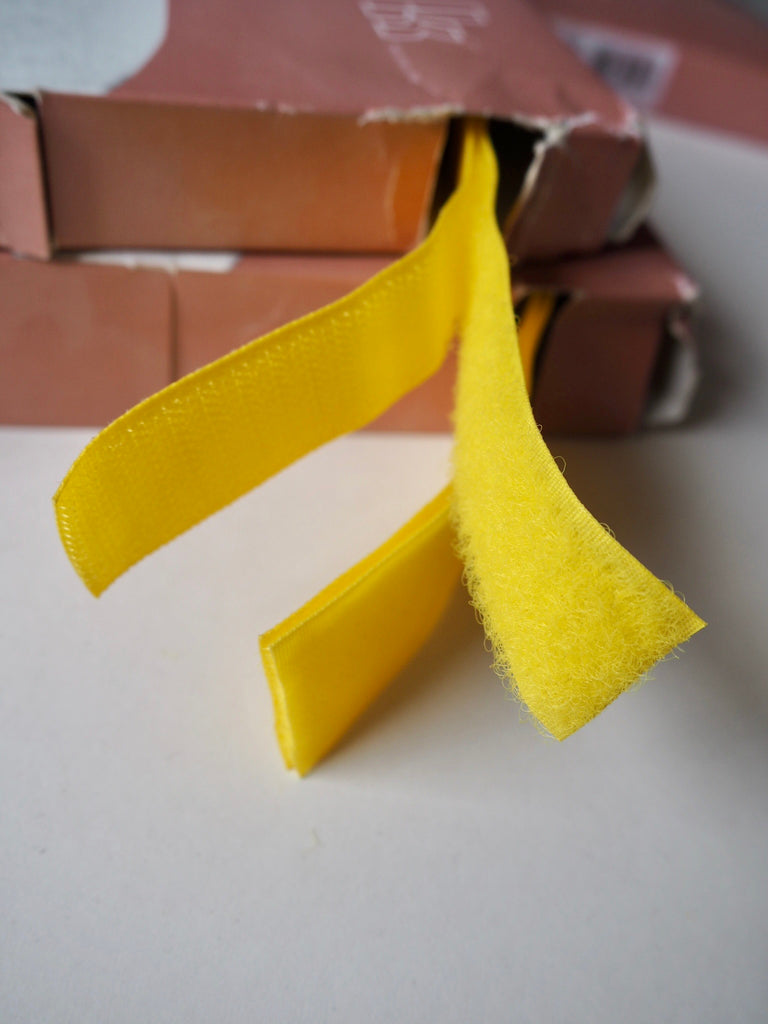 Yellow Hakofix Hook and Loop Tape