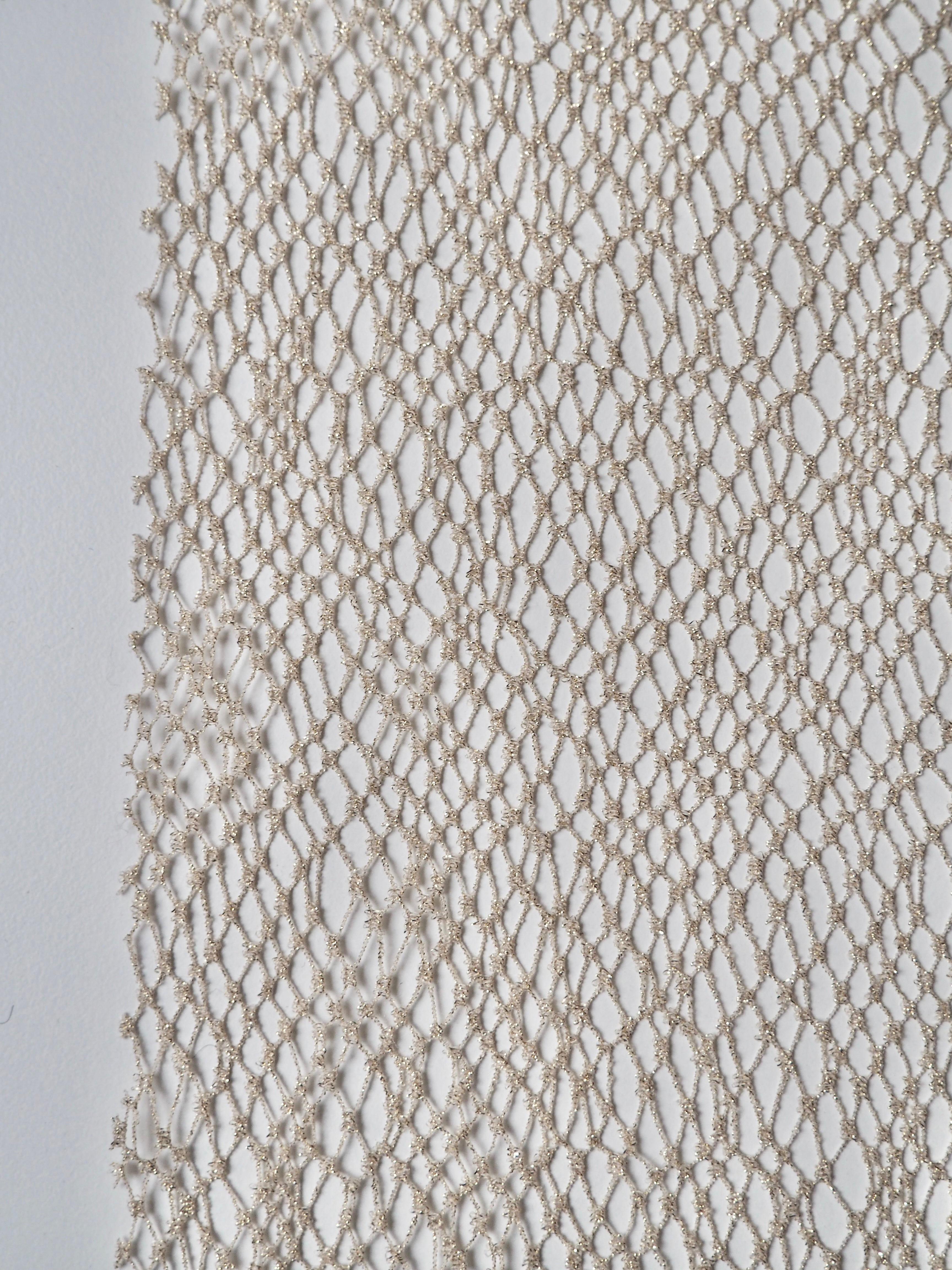Golden Lurex Stretch Fishnet Lace – The New Craft House