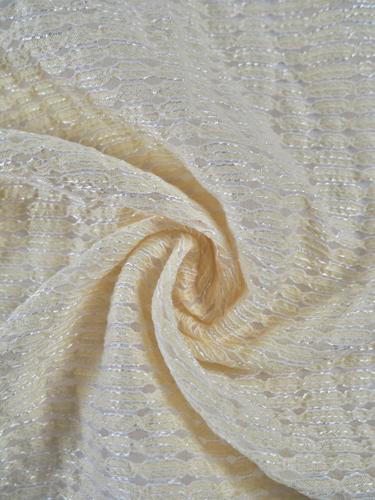 Pomona Golden Cream Corded Lace