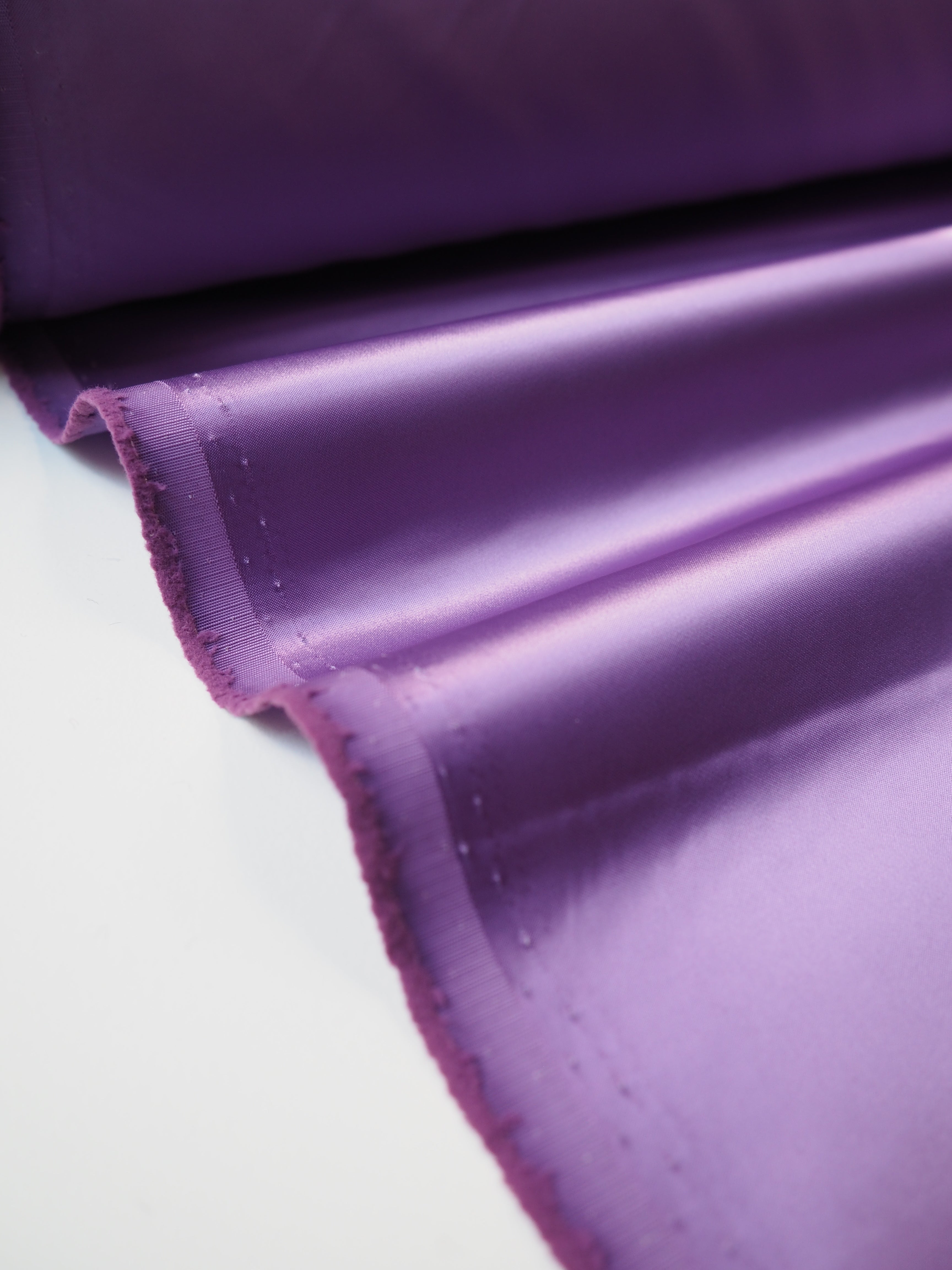 NEW Countess Christie 100% Silk Duchess Satin Fabric in Lavender