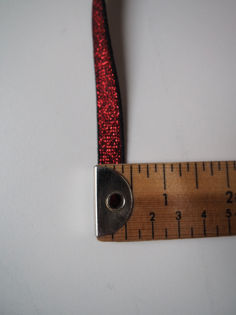 Ruby Metallic Elastic 10mm