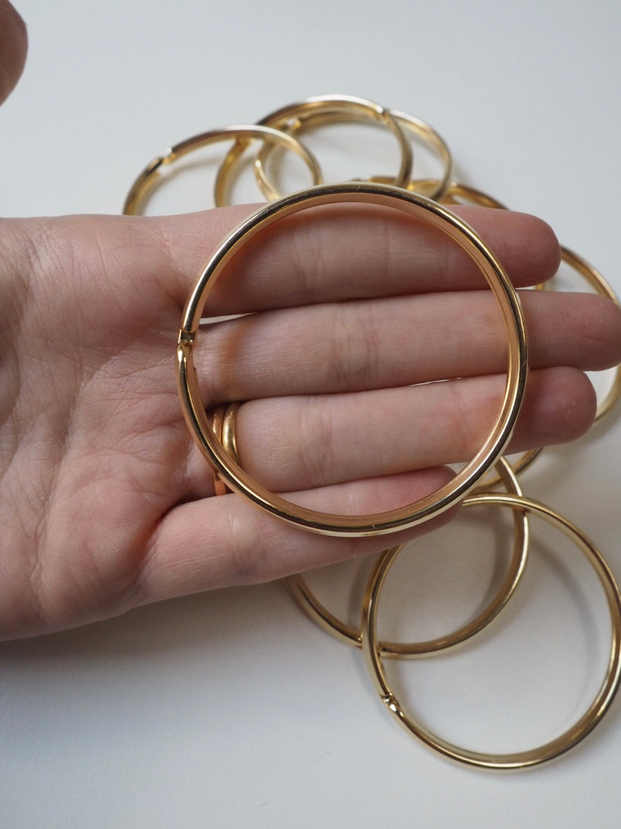 Gold Metal Split Keyring 5cm – The New Craft House