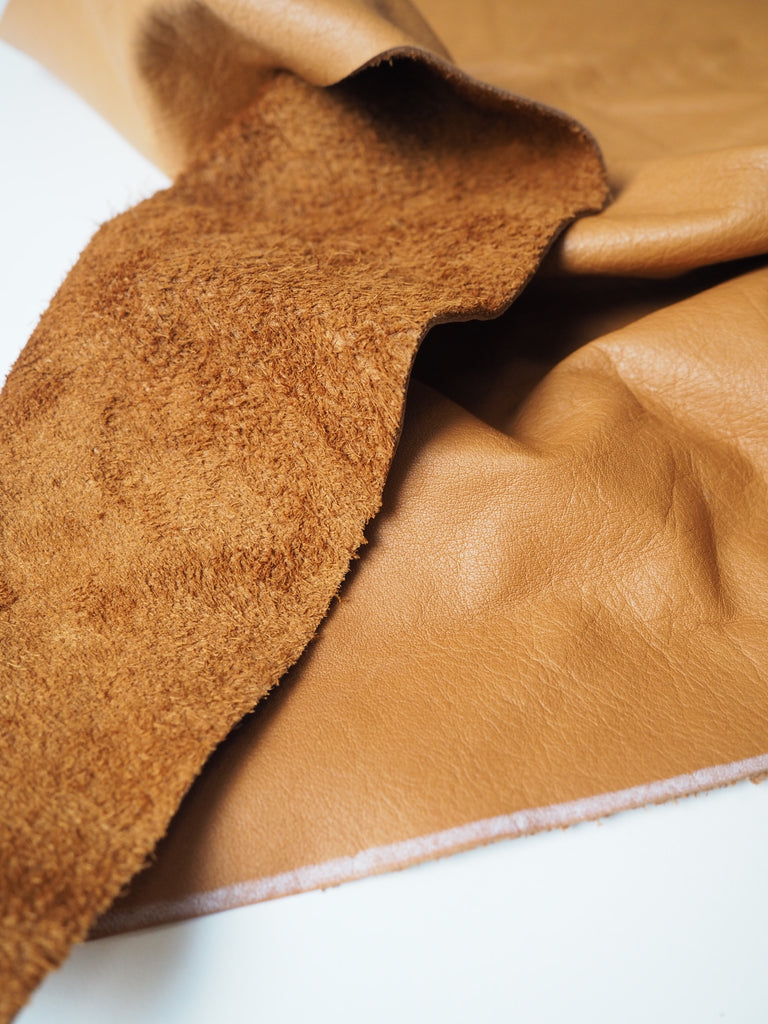 Camel Distressed Leather