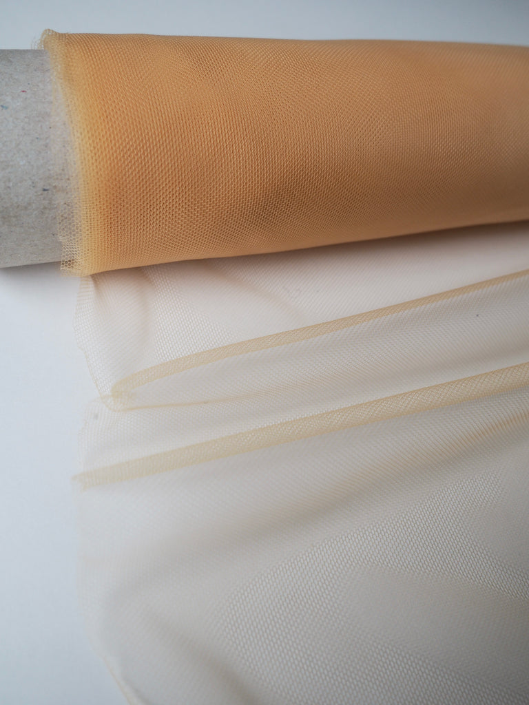 Apricot Stretch Tulle
