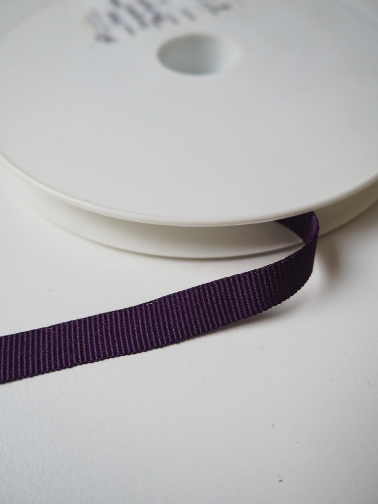 Violet Grosgrain Ribbon 10mm
