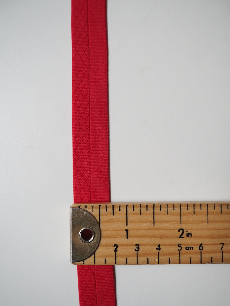 Shindo Diamond Red Fold Over Elastic 18mm