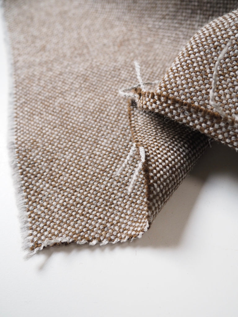 Cinnamon Sprinkle Wool Tweed