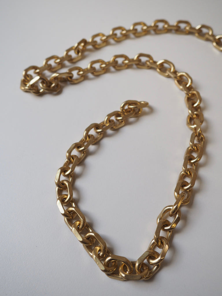 Gold Metal Link Chain 14 mm