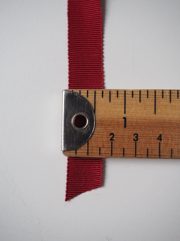 Cherry Grosgrain Ribbon 15mm