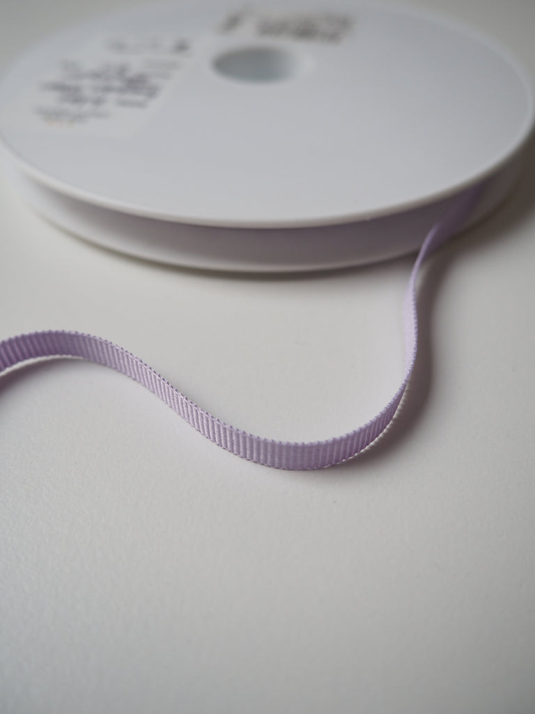 Lilac Grosgrain Ribbon 6mm