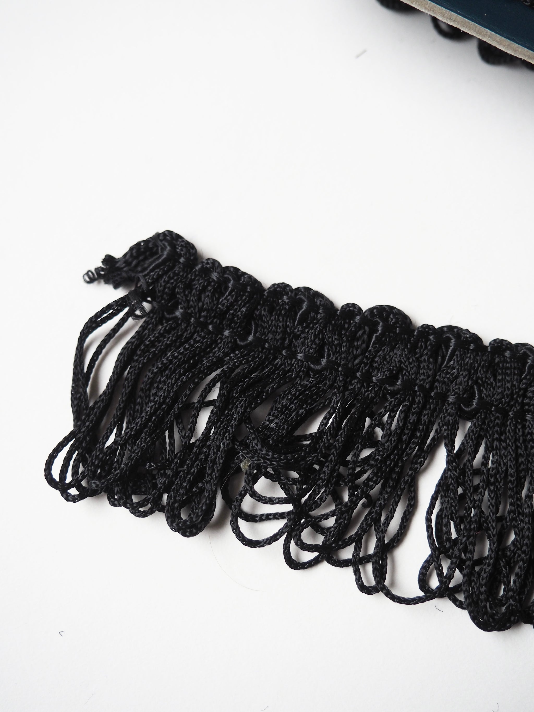 Black Corded Loop Fringe Trim 4cm – The New Craft House